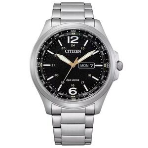 Citizen Men's Eco-Drive Black Dial Watch - AW0110-58E